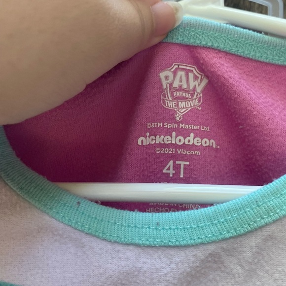 Paw patrol fleece pajamas size 4t - Picture 4 of 6